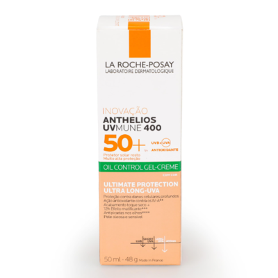 LA ROCHE-POSAY ANTHELIOS 50+ GEL-CREMA OIL CONTROL CON COLOR 50ML