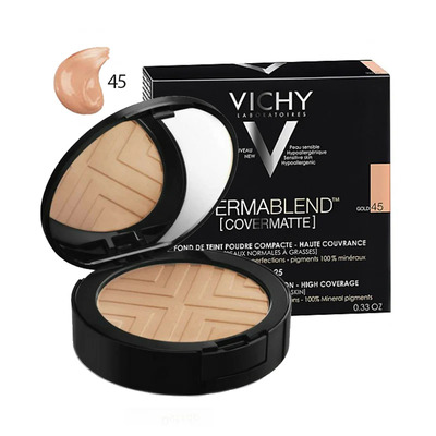 VICHY DERMABLEND [COVERMATTE] GOLD 45 SPF 25 POLVO COMPACTO 9.5g