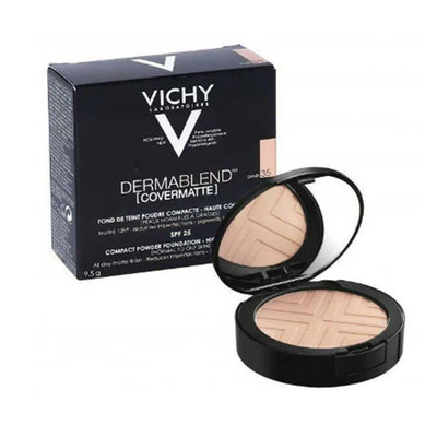 VICHY DERMABLEND [COVERMATTE] SAND 35 SPF 25 POLVO COMPACTO 9.5g