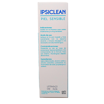 IPSIDERM IPSICLEAN DERMOLIMPIADOR PIEL SENSIBLE 230 G - Image 3