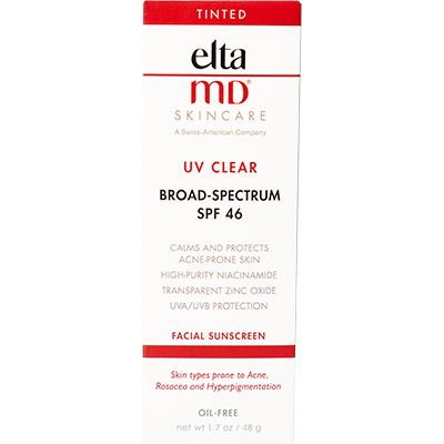 ELTA MD UV CLEAR BROAD SPECTRUM SPF46 ACNE Y ROSACEA CON COLOR 48GR
