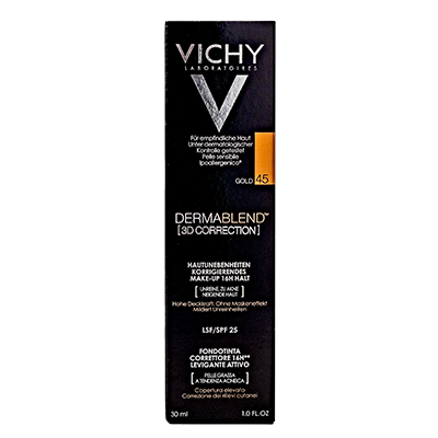 VICHY DERMABLEND 3D SPF 25 MAQUILLAJE 30ml GOLD 45