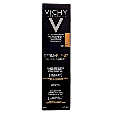 VICHY DERMABLEND 3D SPF 25 MAQUILLAJE 30ml NUDE 25